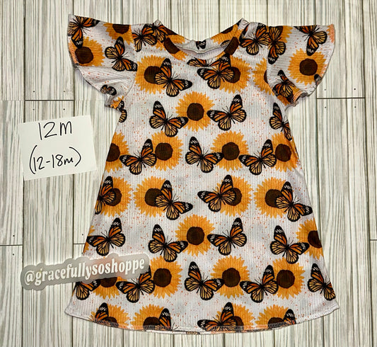 12M Butterfly T-shirt Dress